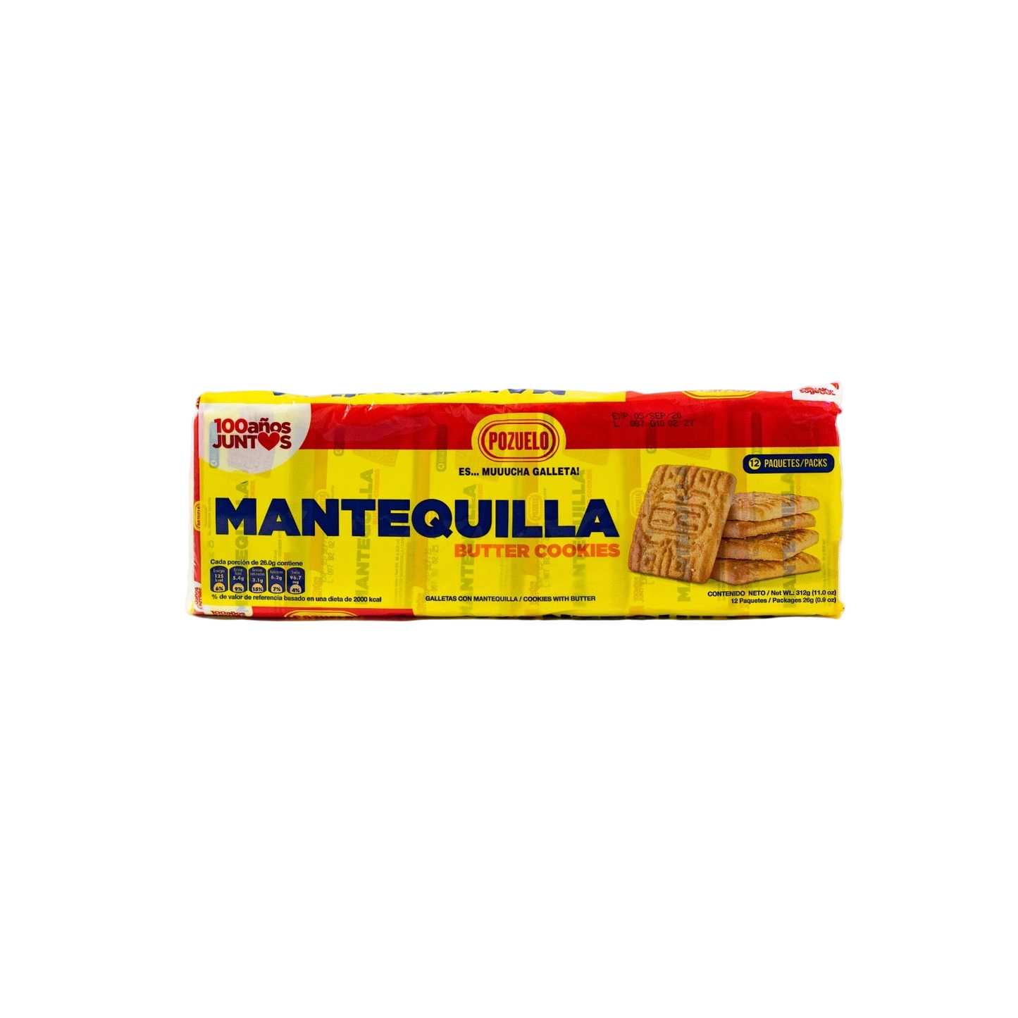 Pack Galletas Mantequilla Pozuelo 12 Unidades