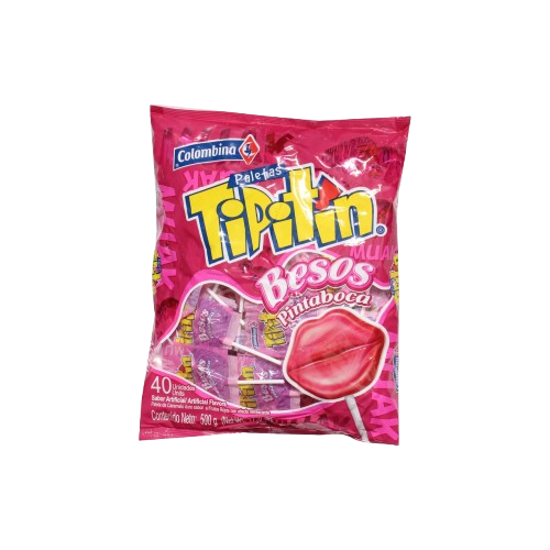 Paletas Tipitín Beso Colombina 40 Unidades