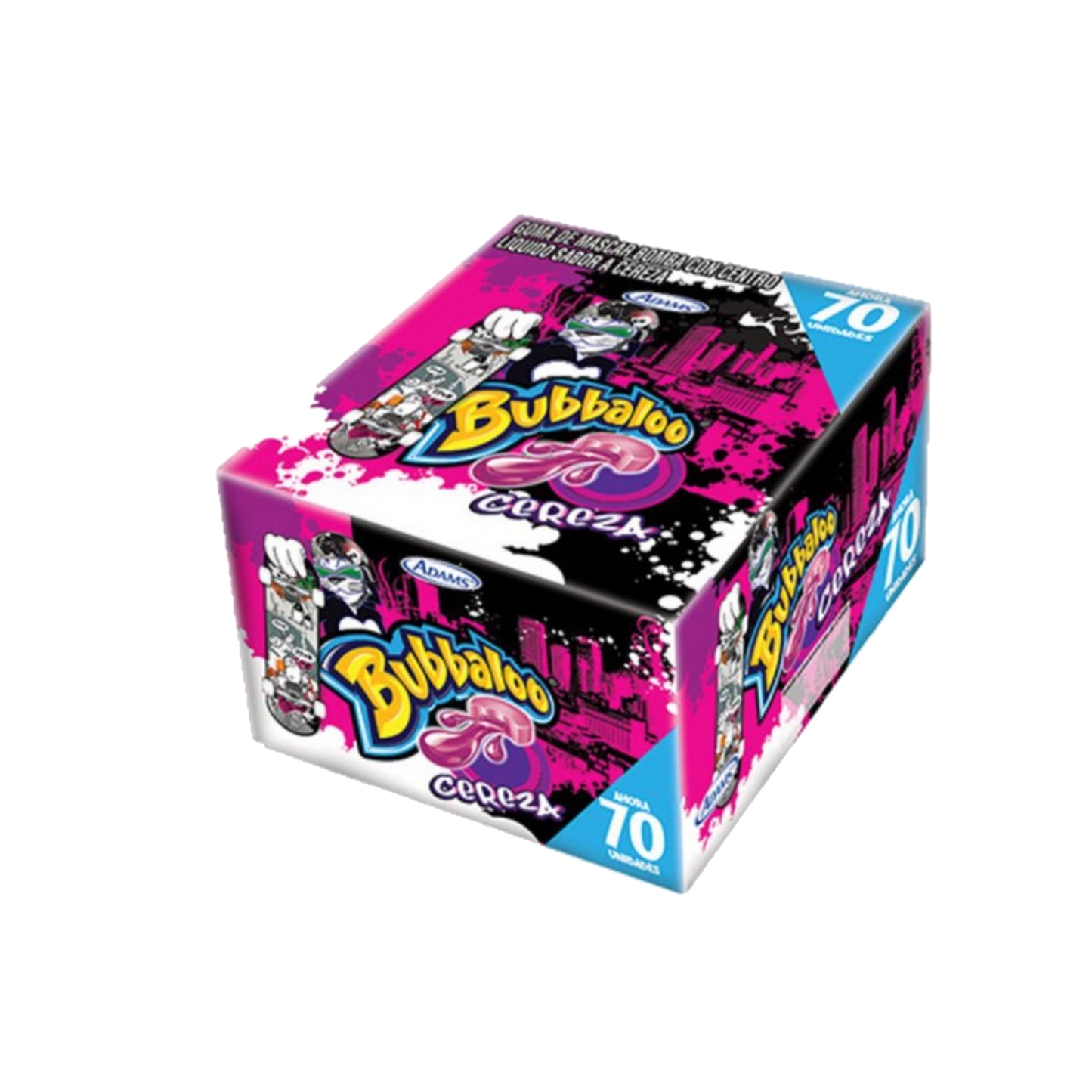 Bubbaloo Cereza Caja/70 Unidades
