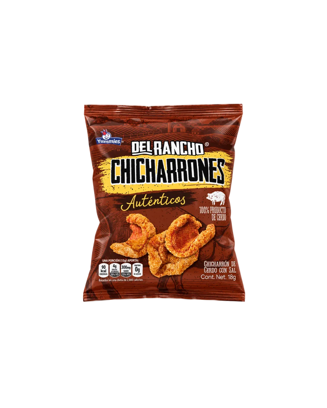 Chicharrón auténtico 18g