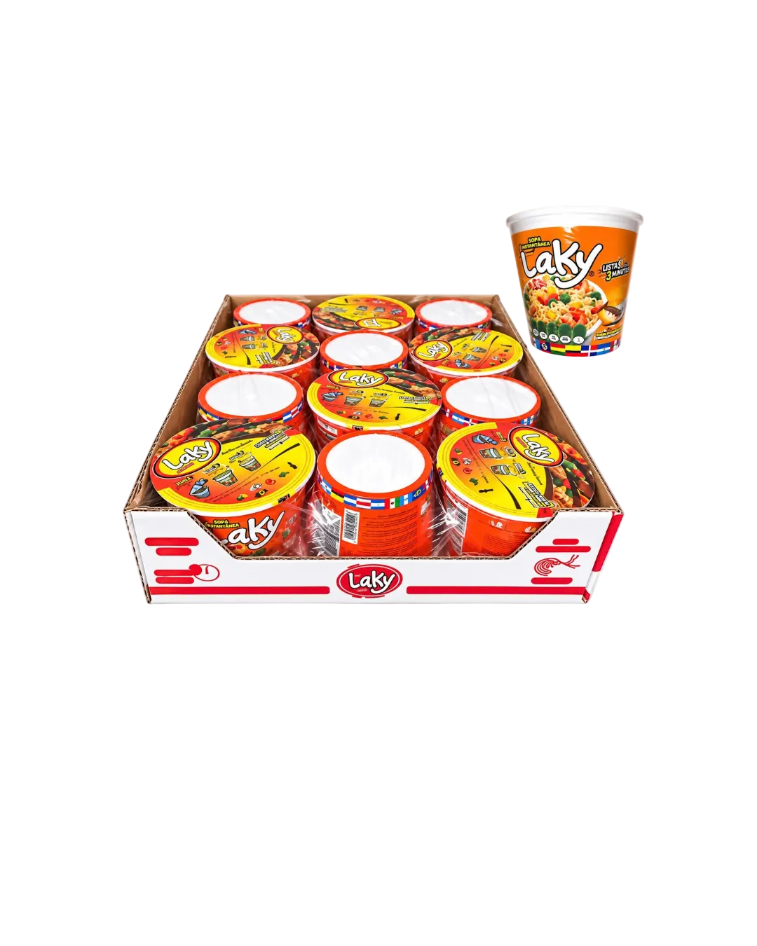 Sopa Laky de Camarón, Pack de 12 Unidades