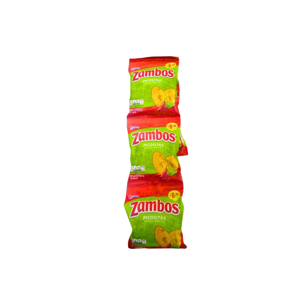 Zambos picositos x Tira de 12 Unidades