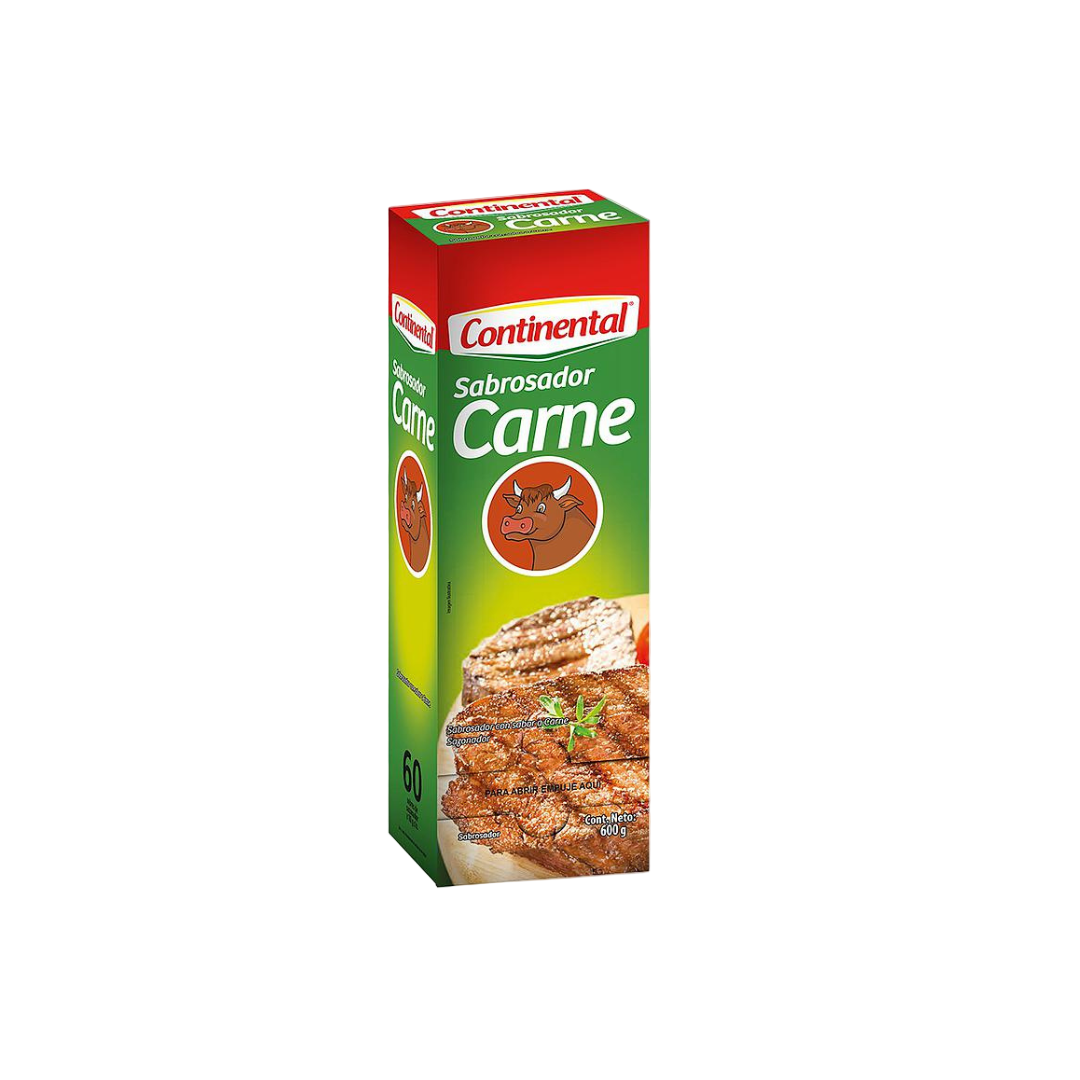 Caja Consomé Continental Carne 60 Unidades