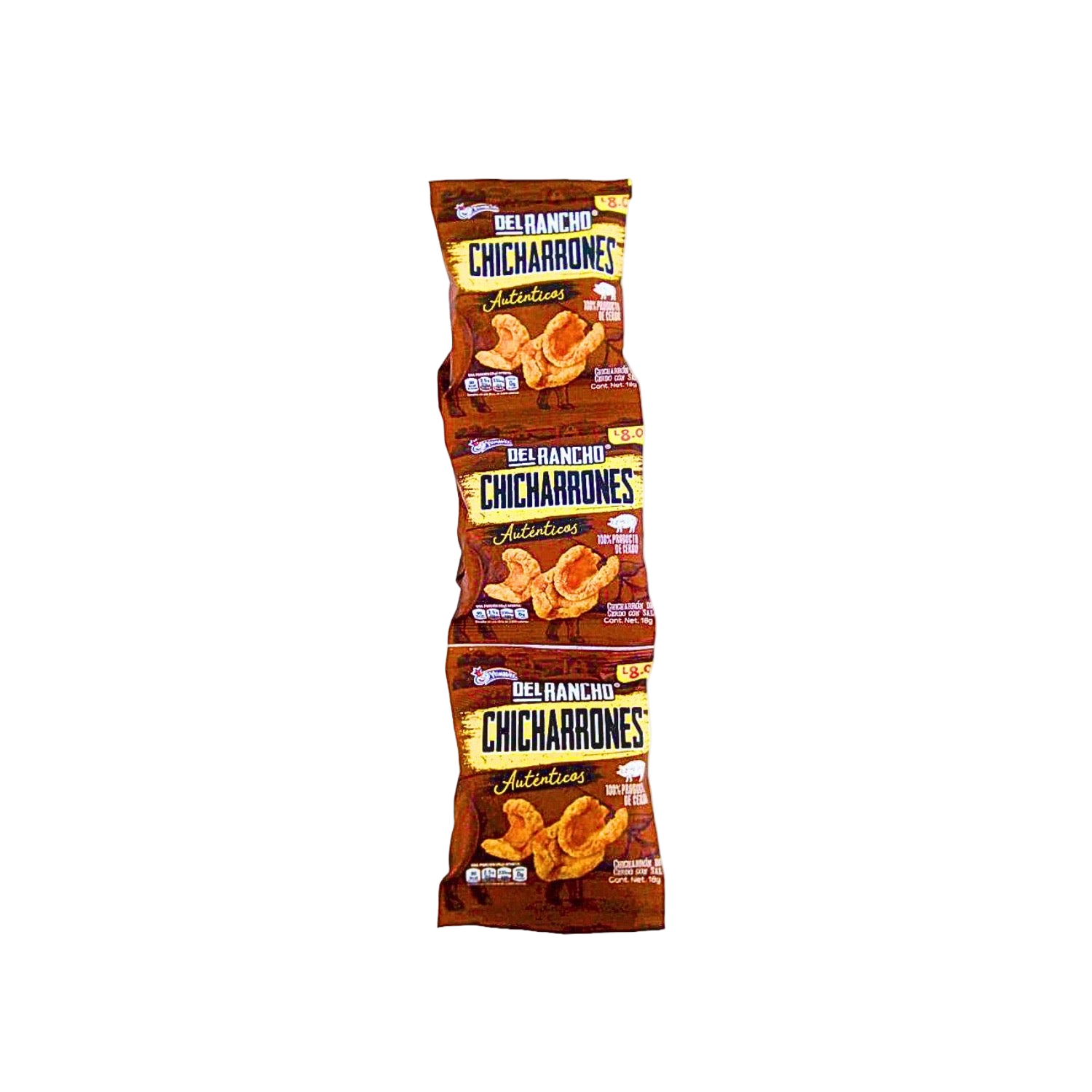 Chicharrón del Rancho Sabor Auténtico 12 Unidades