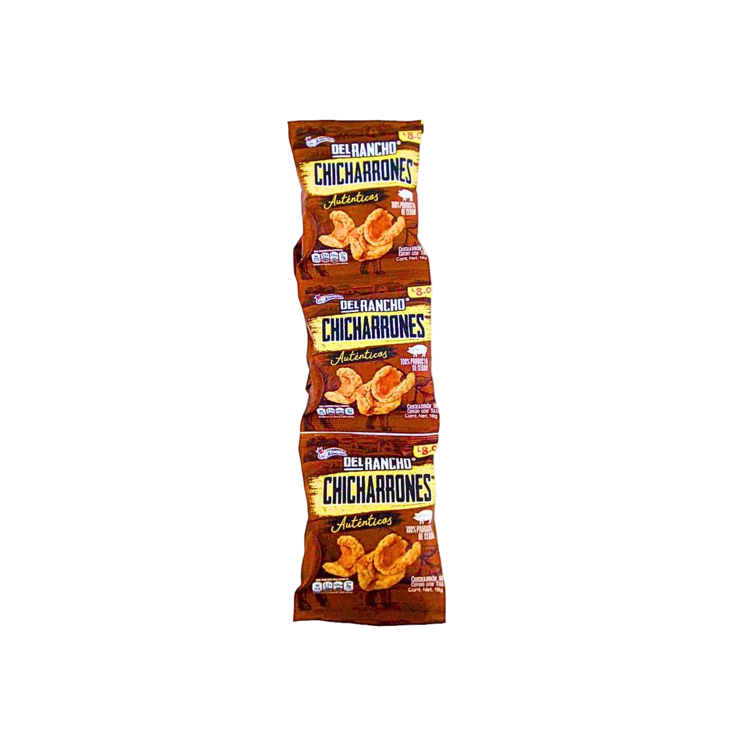 Chicharrón del Rancho Sabor Auténtico 12 Unidades