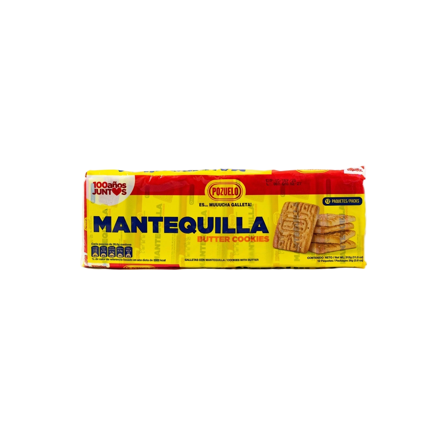 Pack Galletas Mantequilla Pozuelo 12 Unidades