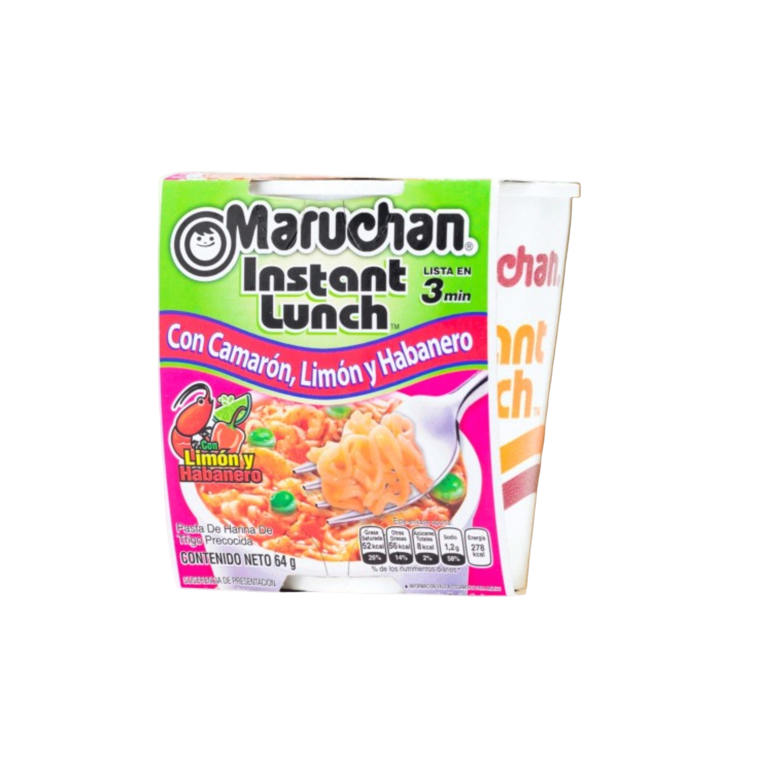 Sopa Maruchan Camarón, Limón y Habanero