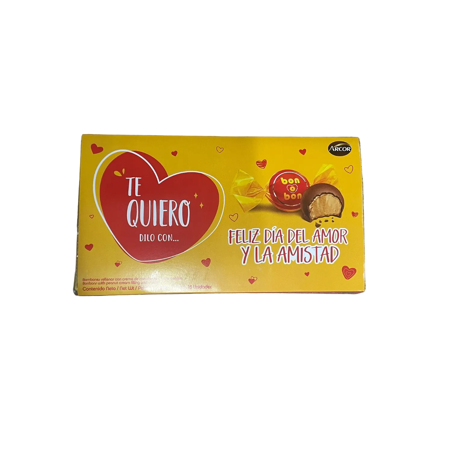 Edición San Valentín Chocolate Bon o Bon Arcor x 15 Unidades  225g