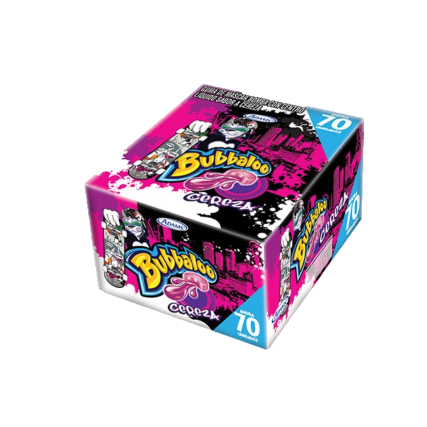 Bubbaloo Cereza Caja/70 Unidades
