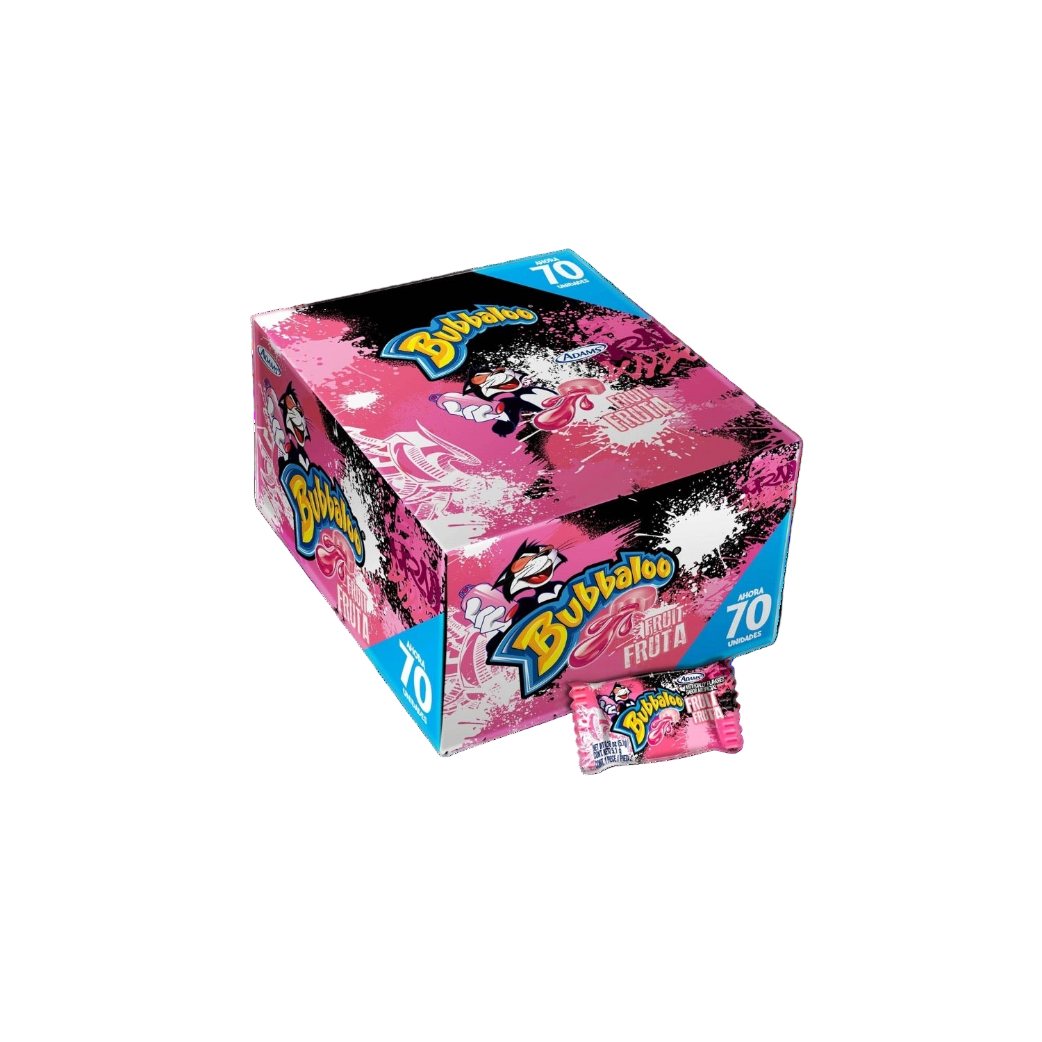 Bubbaloo Tutti Fruti Caja/70Unidades