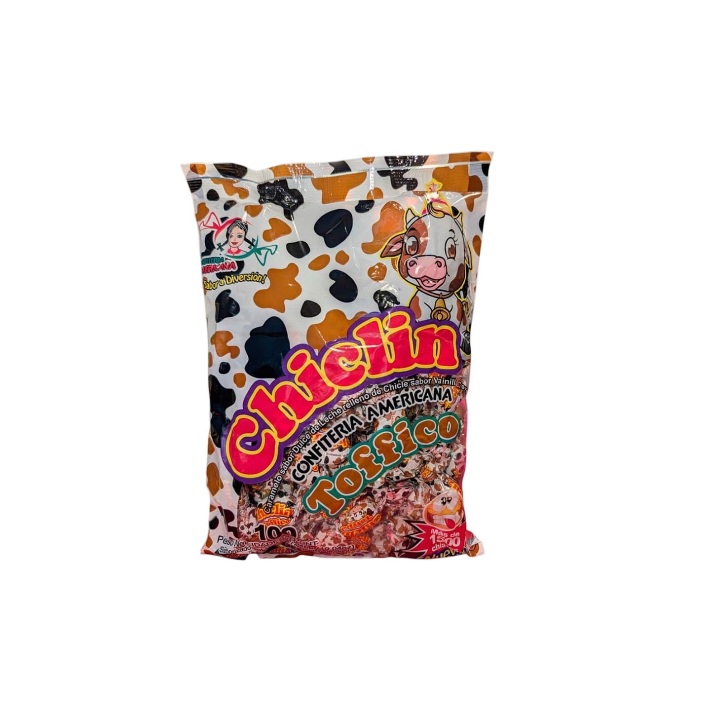 Chiclin Toffico 100 Unidades