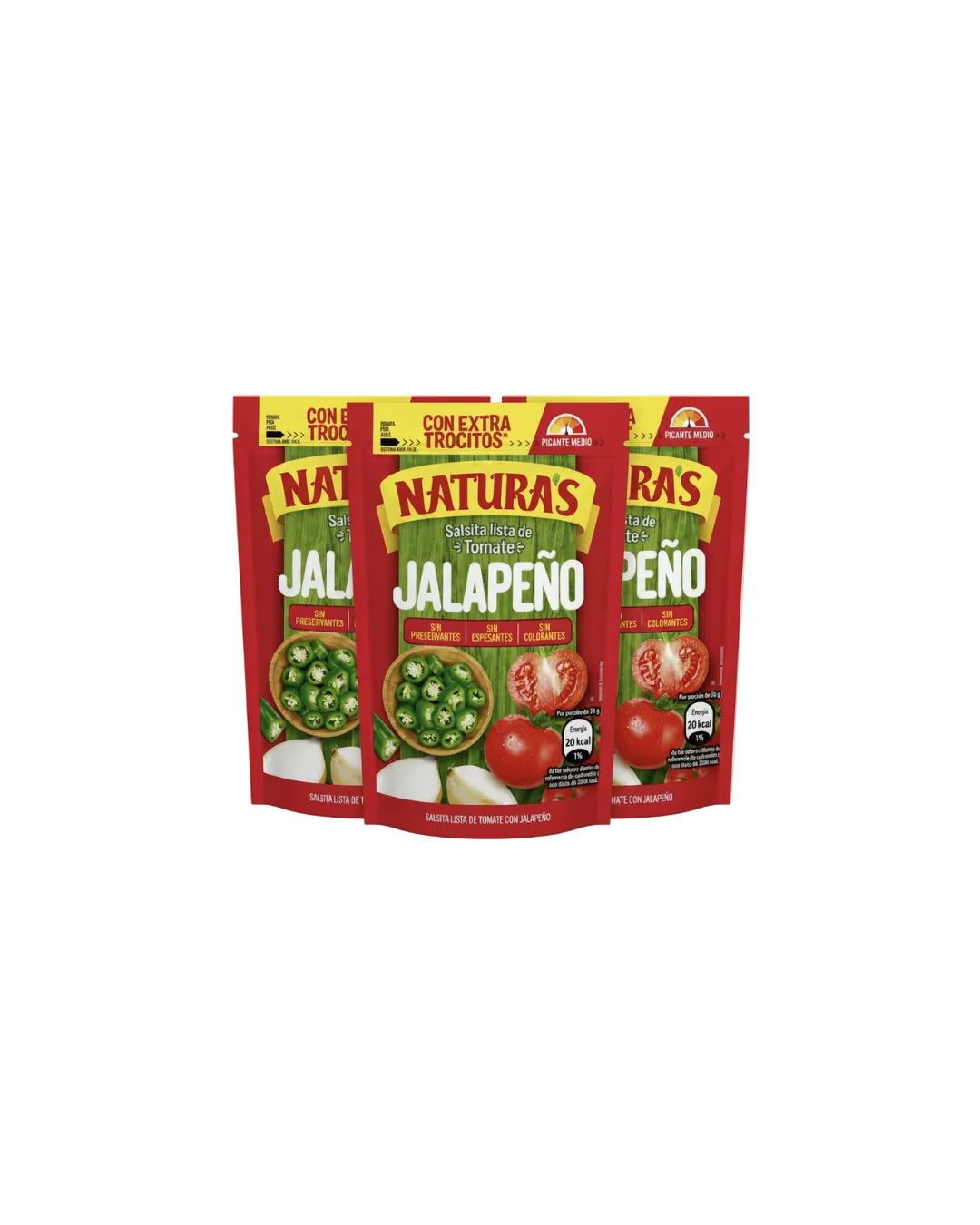 Salsa Naturas Jalapeño 3 Pack
