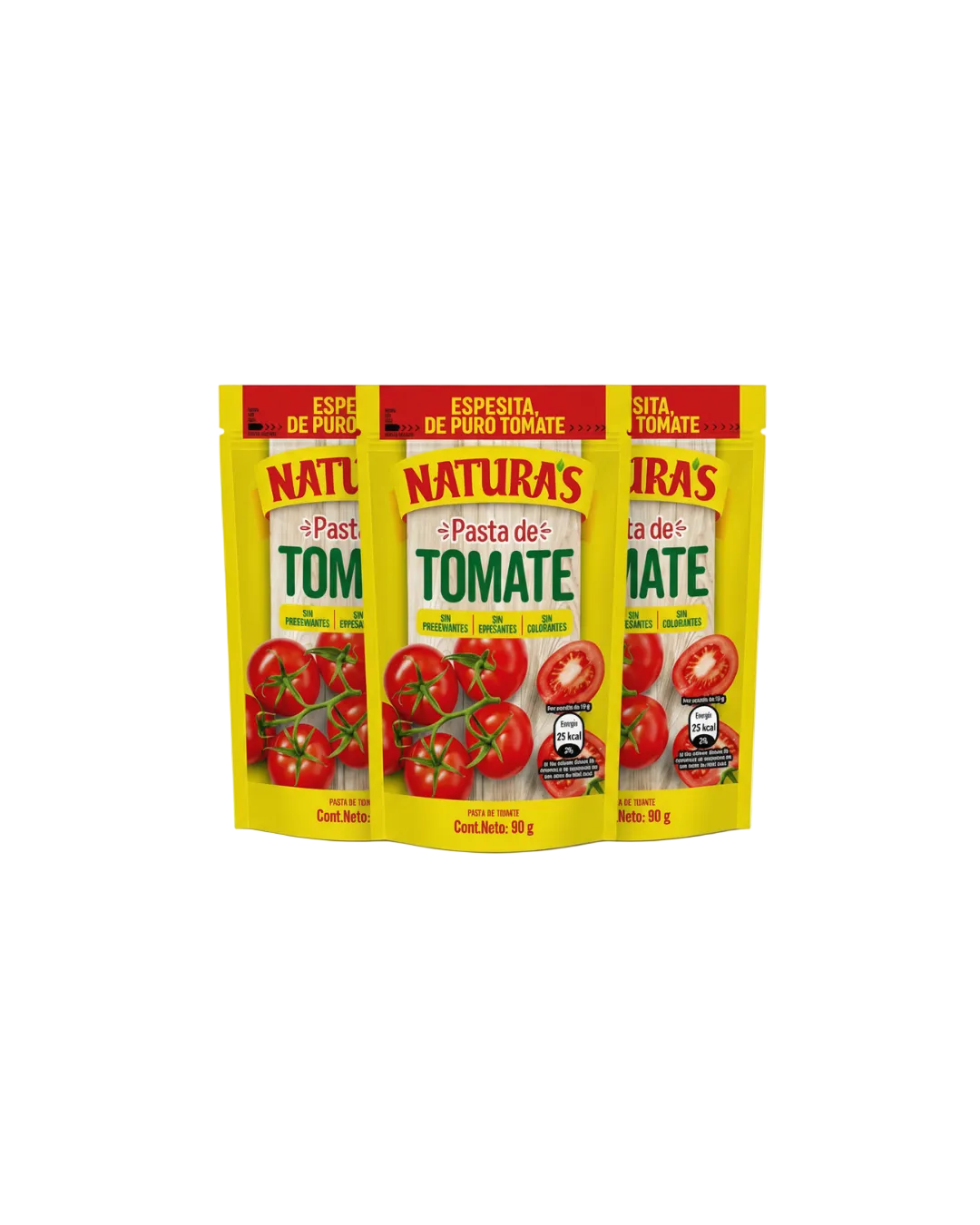 Salsa Naturas Pasta de Tomate 3 Pack