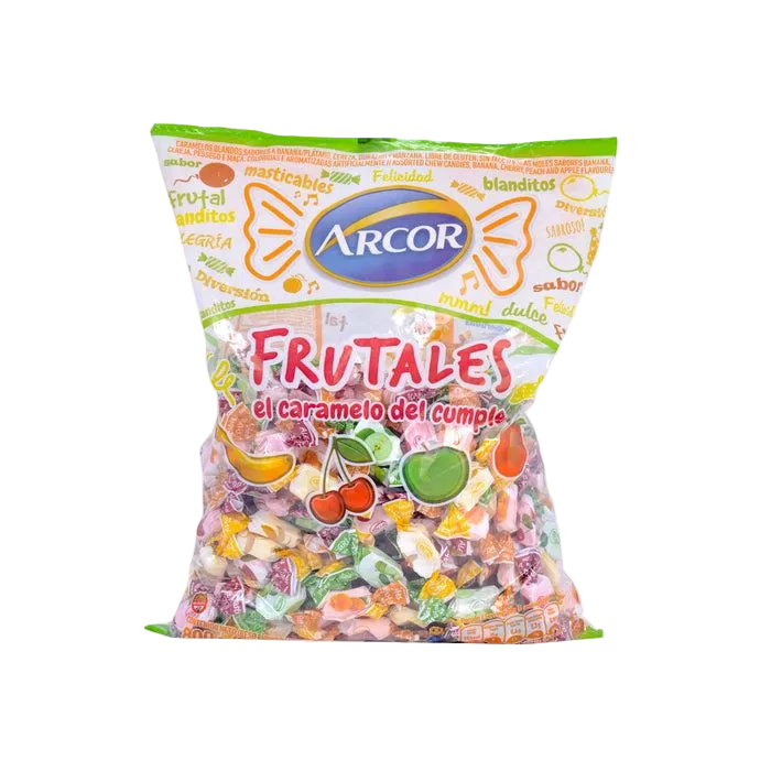 Arcor FRUTALES Surtido de Caramelos Suaves 800g - 242 Unidades 1.76 oz