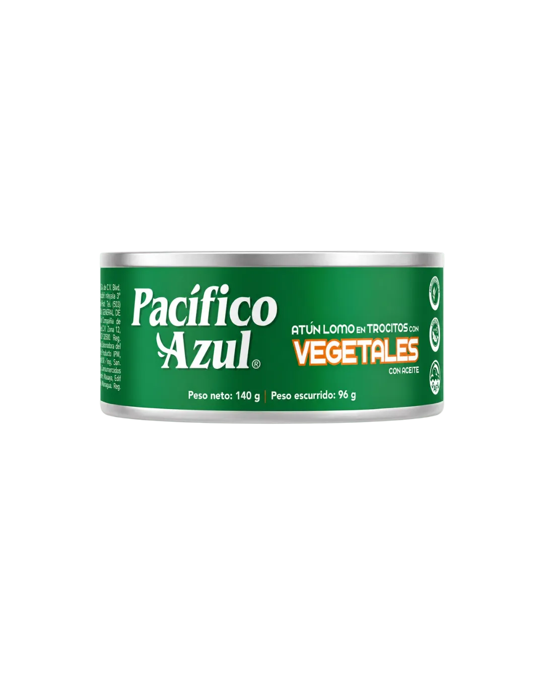 Atún con Vegetales Pacífico Azul 140g