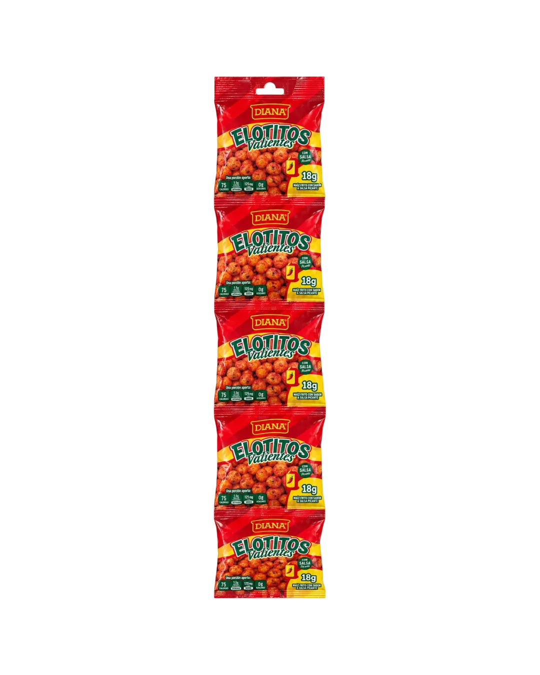 Tira Elotitos Valientes 18g x 12 unidades