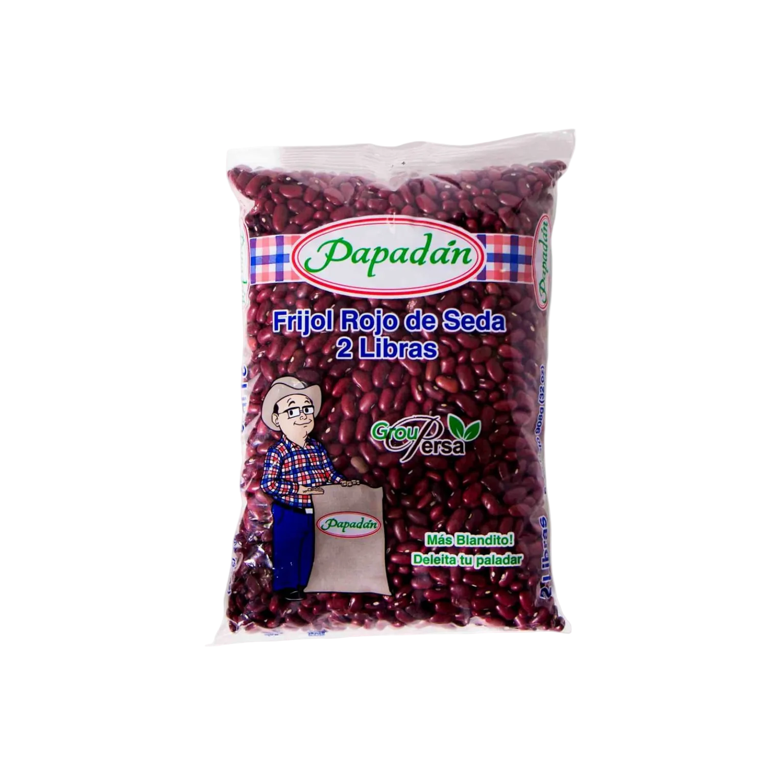 Frijol Rojo de Seda Premium Papadán 2 Libras