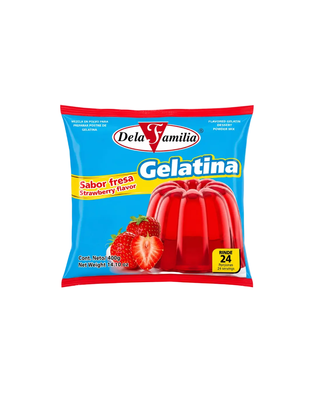 Gelatina Fresa 400g