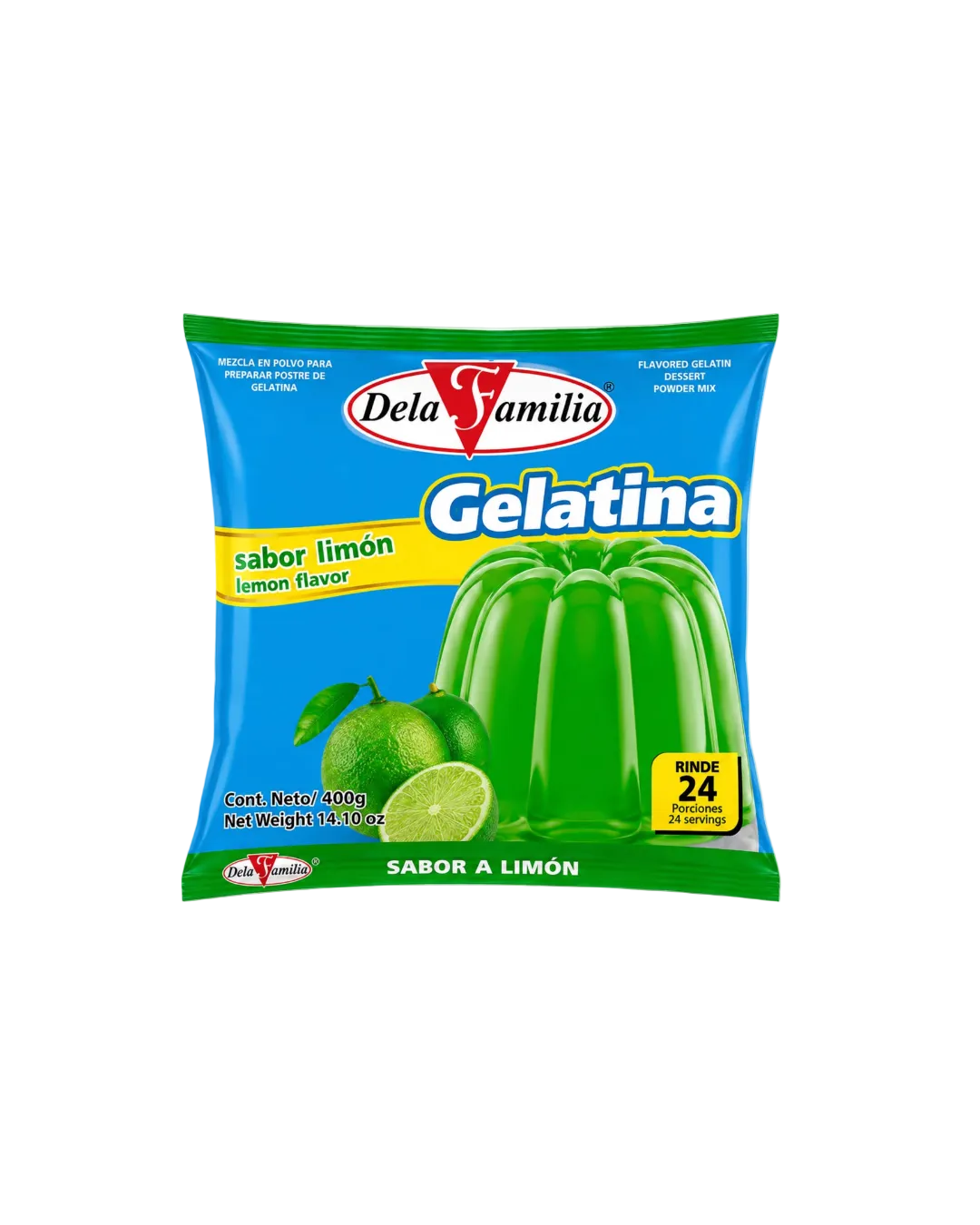 Gelatina Limón 400g