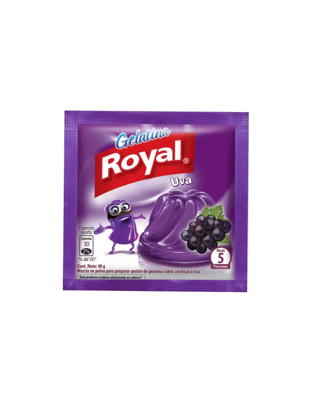 Gelatina Royal Uva 80g