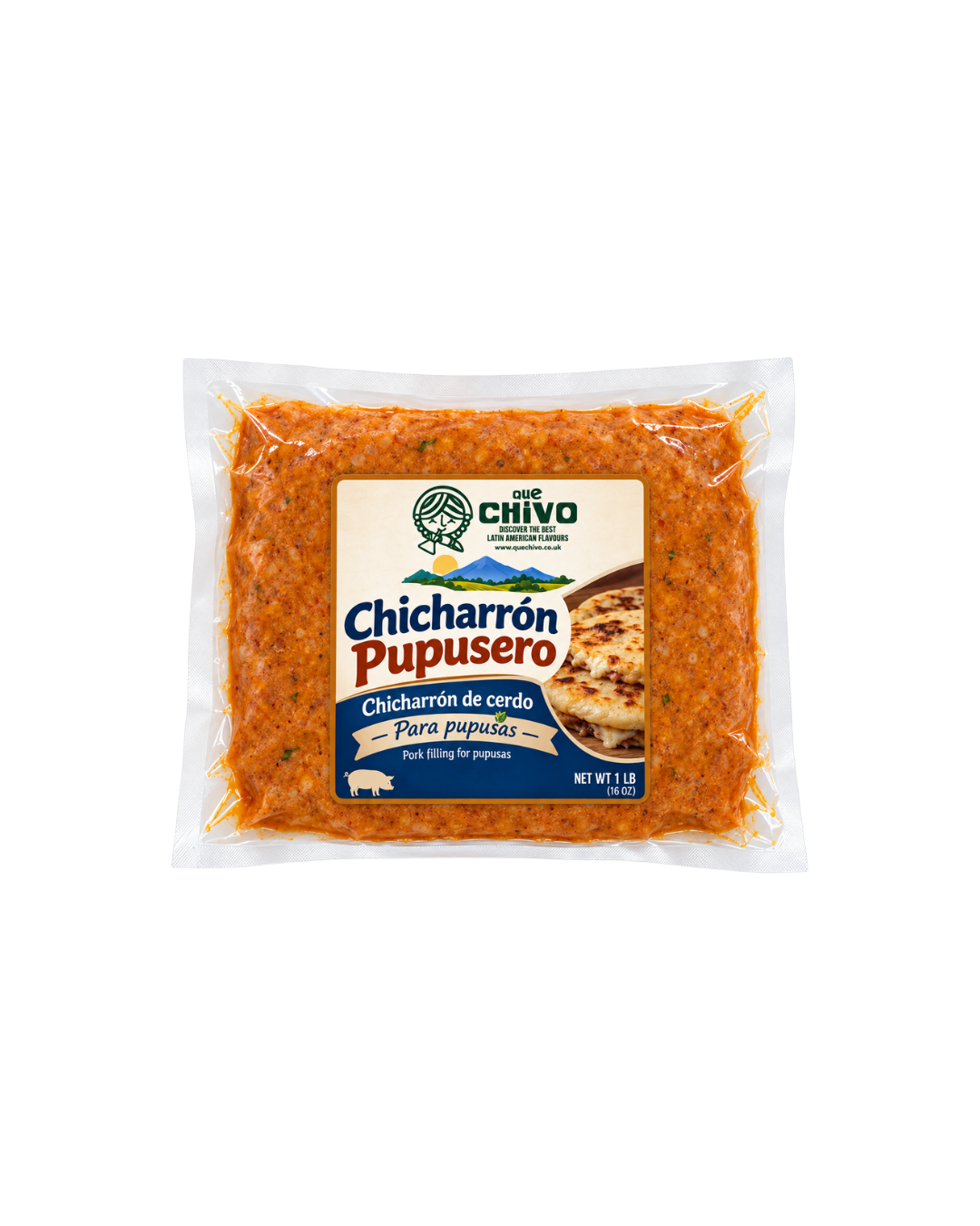 Chicharrón Pupusero de Cerdo – 1 lb