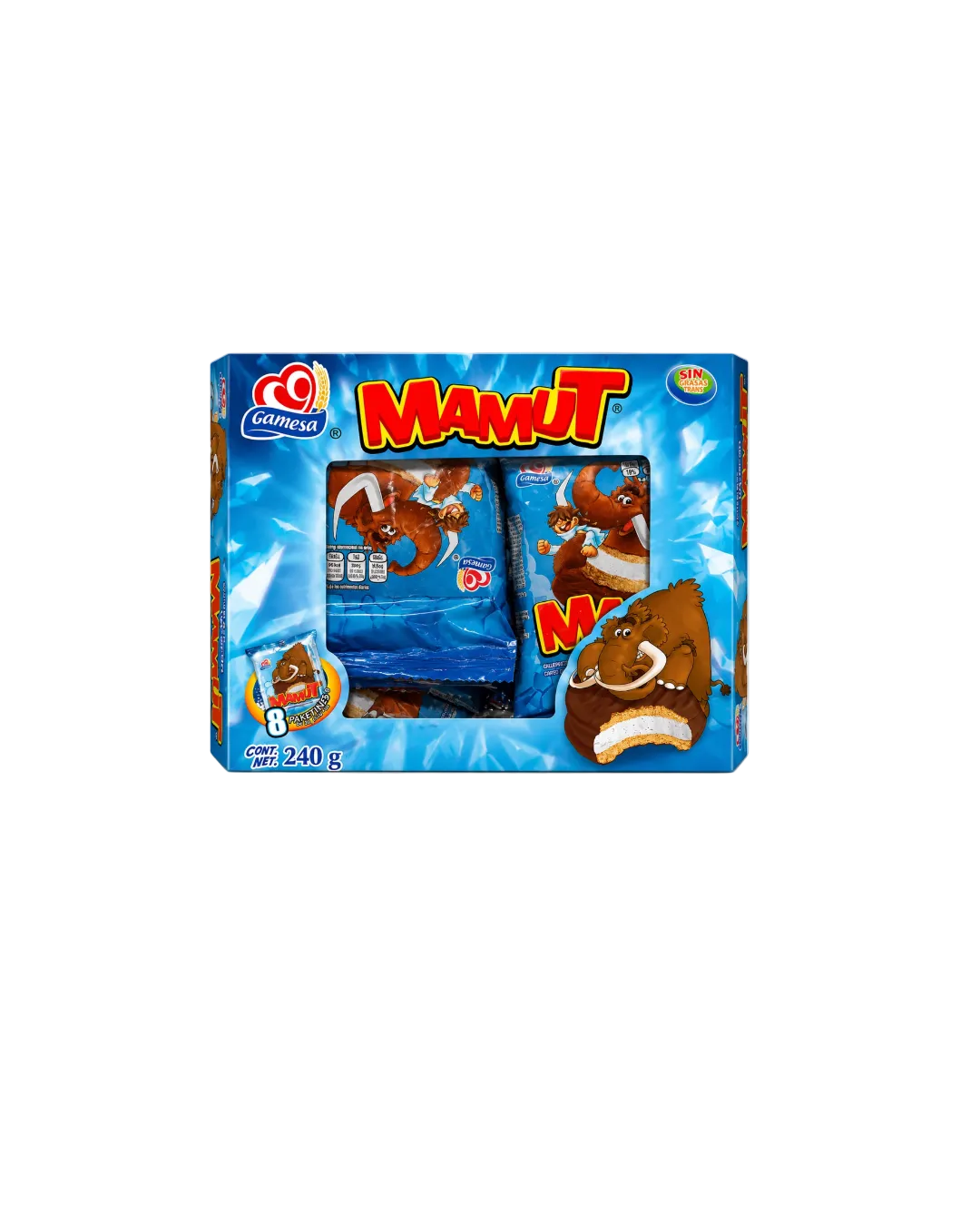 Galleta Mamut Pack 240g/8 unidades PRE-ORDEN