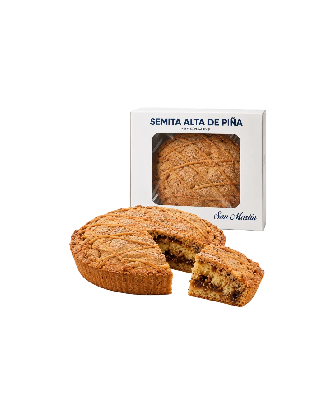 Semita de piña alta Premium San Martín Tamaño Familiar 890g
