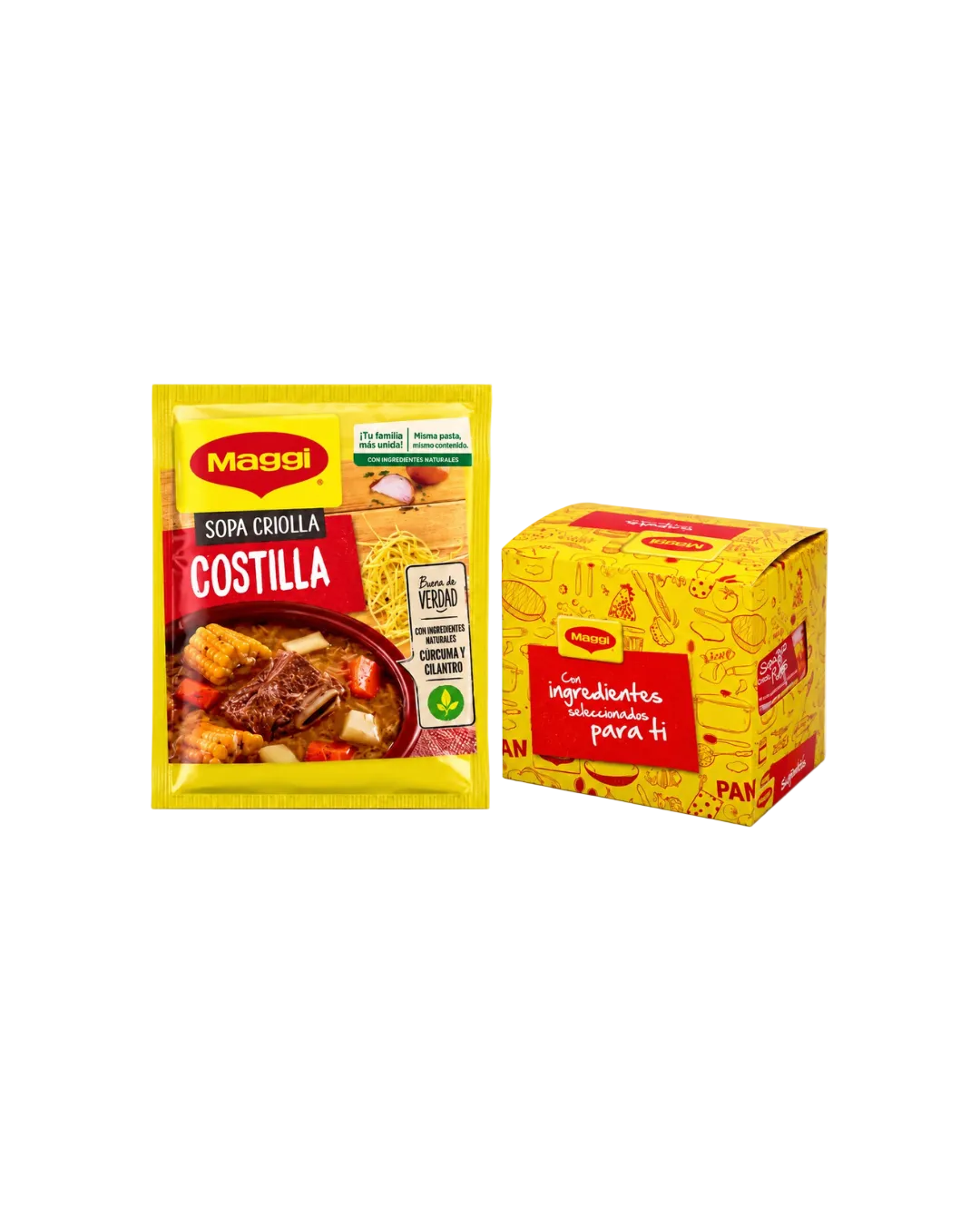 Sopa de Costilla 58g, Pack de 12 Unidades
